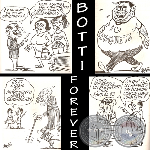 Política - Caricatura de Botti - Año 1992
